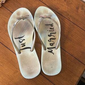 Just Married Flip-flops